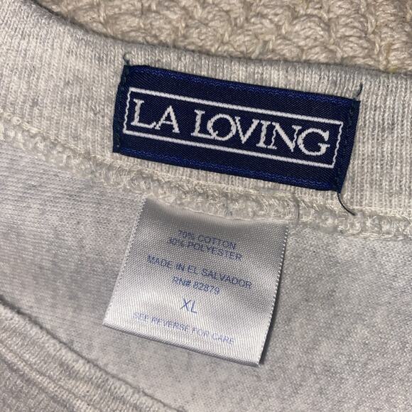 VTG Michigan Gray Fleece Pullover Sweatshirt Embroidered Wildlife Nature XL - Picture 2 of 6